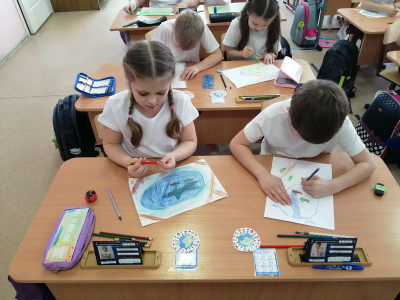 1 класс "Земляне". Создание Квадроземли и символов