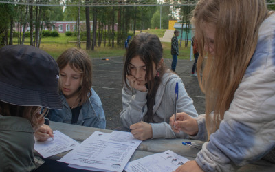 Чемпионат "Железные игры" в ДОЛ "Маяк". Первый тур.