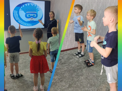 2 блок "Цифровая грамотность". В поисках информации ребята решали логические задачки Дайвера Пикселя!  