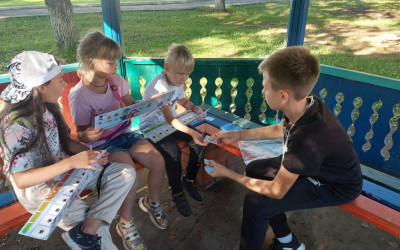 Проводниками программы "Железнодорожная игротека" проведена итоговая игра для юных Квадронавтов
