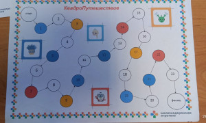 Настольная игра "КвадроПутешествие"